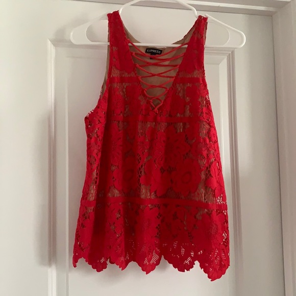 Express Lace Tank Top - Picture 1 of 5
